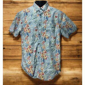 MBX Mens Slim Fit Tropical Shirt Large (Slim Fit)